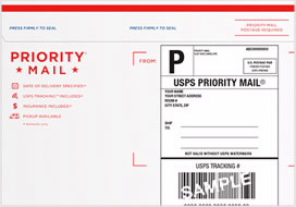 Prepaid Priority Mail